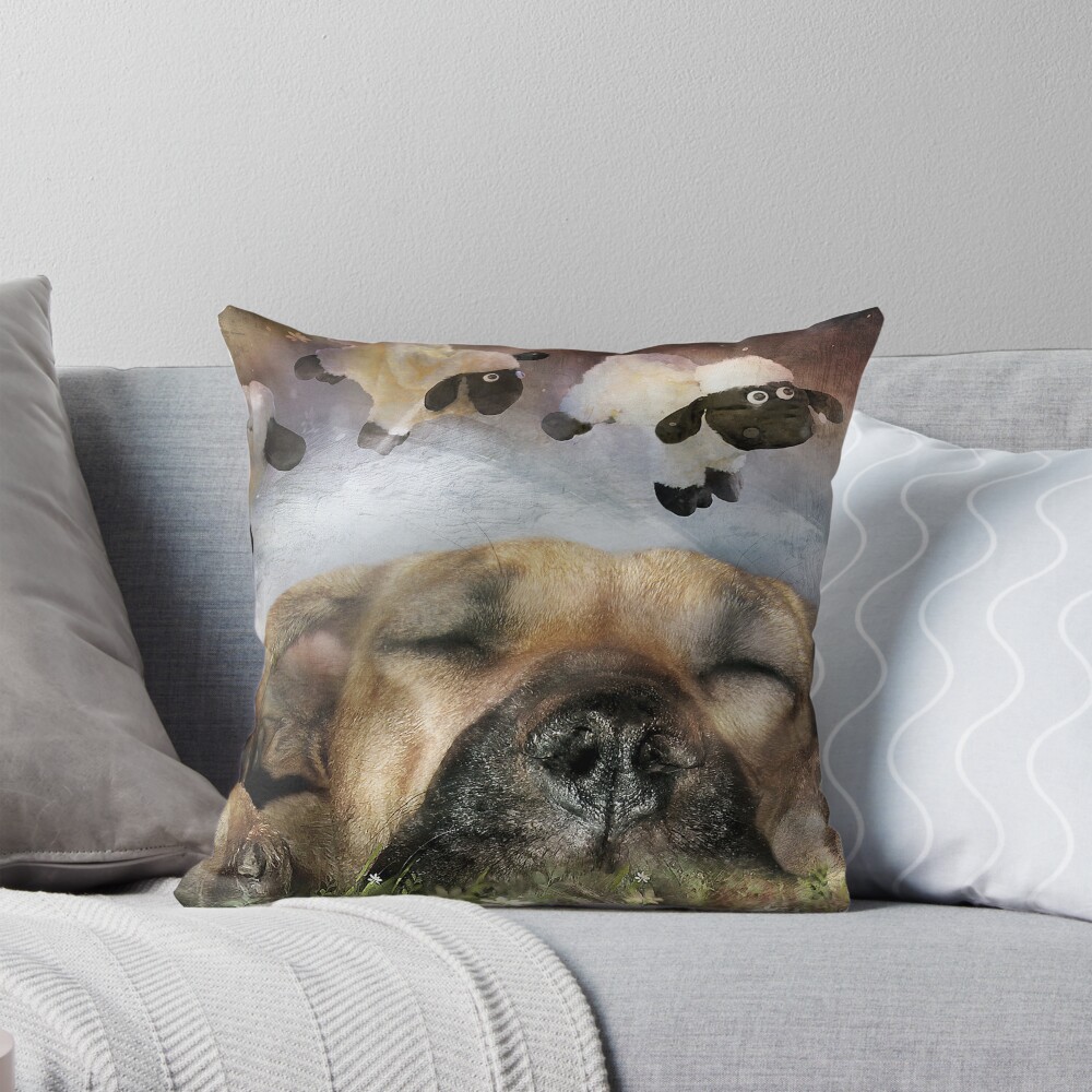 Item preview, Throw Pillow designed and sold by tinypaws.