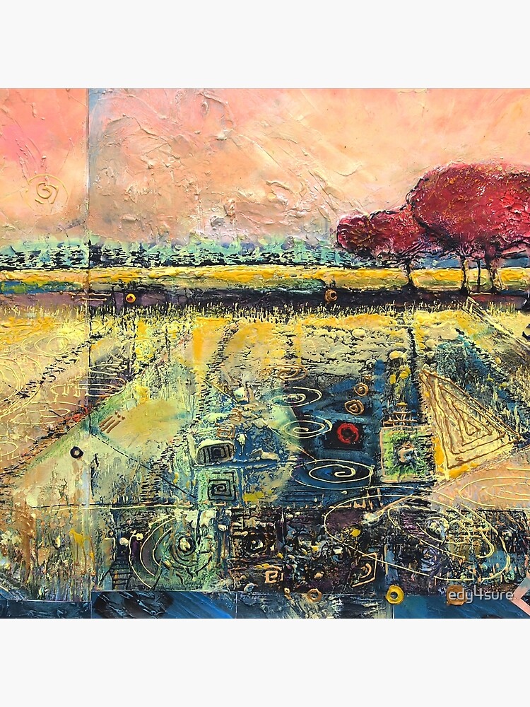 Thumbnail 4 of 4, Pillow, Spiral Filled Landscape designed and sold by edy4sure.