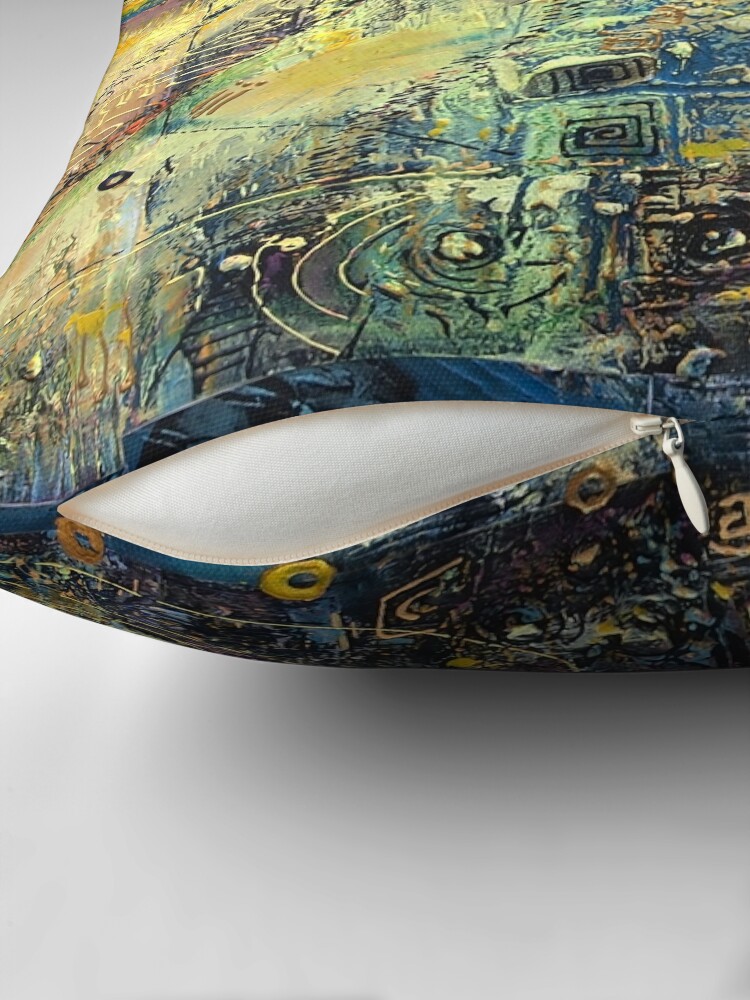 Thumbnail 2 of 4, Pillow, Spiral Filled Landscape designed and sold by edy4sure.