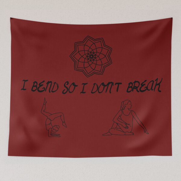 Item preview, Yoga I Bend So I Don't Break designed and sold by EclecticDesign.