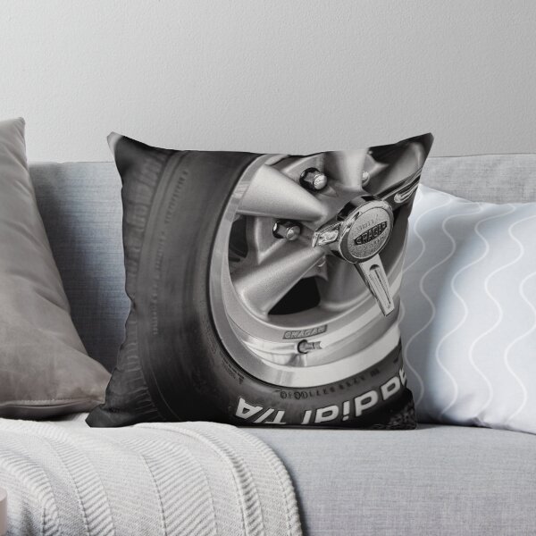 Classic Cragars Throw Pillow