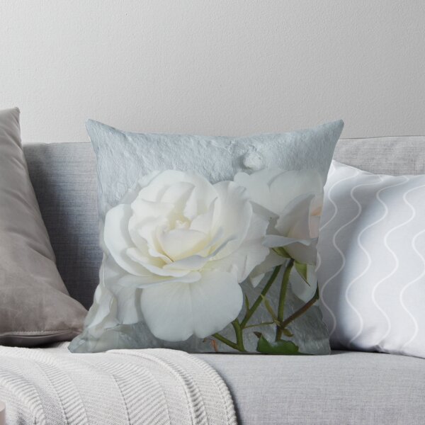 Item preview, White rose on white wall designed and sold by ElsT.