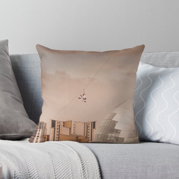 Zip Wire - Bear Grylls Throw Pillow