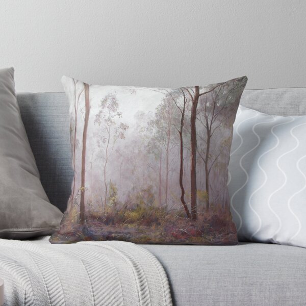 'Winter at Wickham' Throw Pillow
