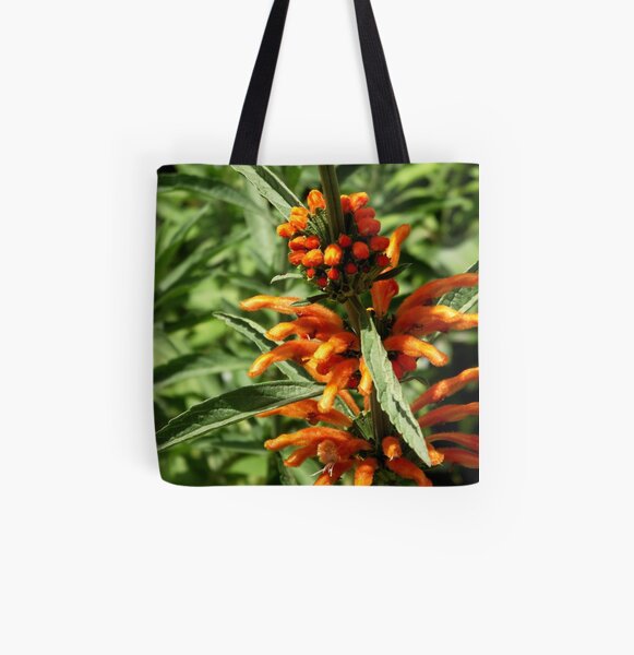 Flower All Over Print Tote Bag