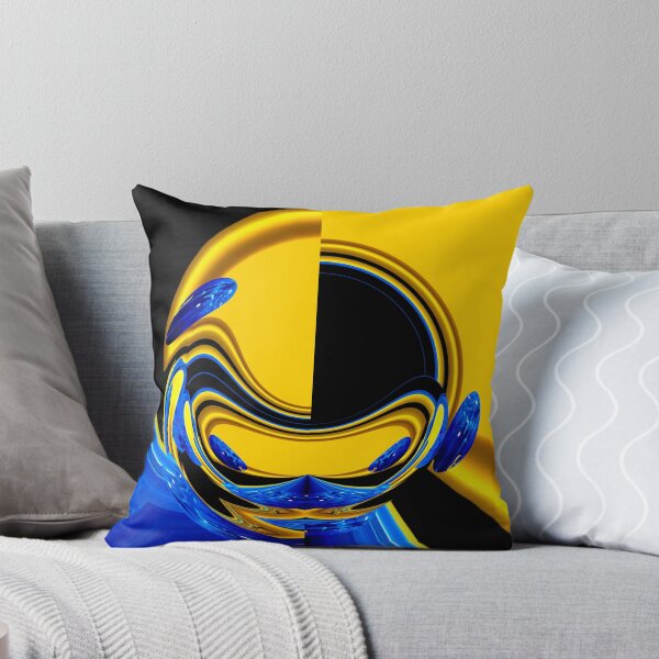 Item preview, blue & yellow abstract designed and sold by Wieslaw Jan Syposz.