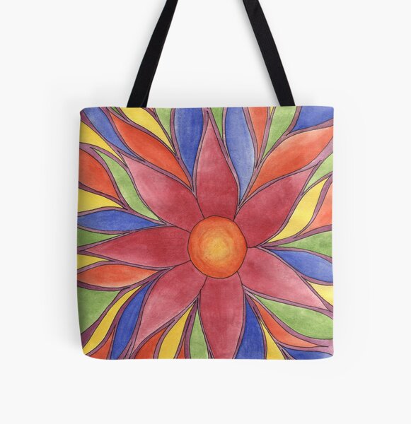 Flower 2 All Over Print Tote Bag