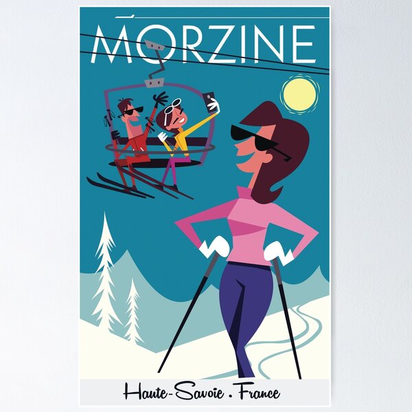 Item preview, Morzine poster designed and sold by GAGodel.