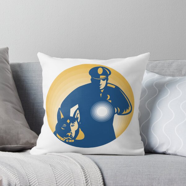 Item preview, Security Guard Policeman Police Dog designed and sold by patrimonio.