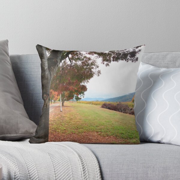 Feathertop Winery - Porepunkah Victoria Throw Pillow