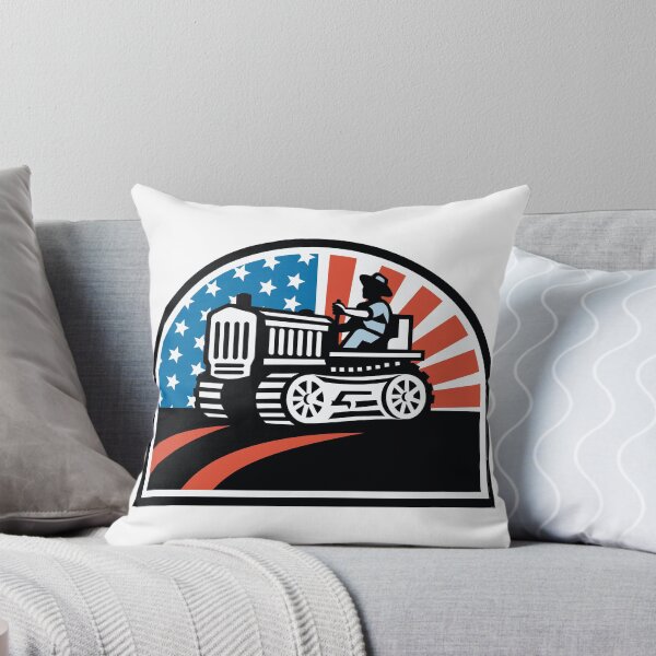 Item preview, American Farmer Riding Vintage Tractor designed and sold by patrimonio.