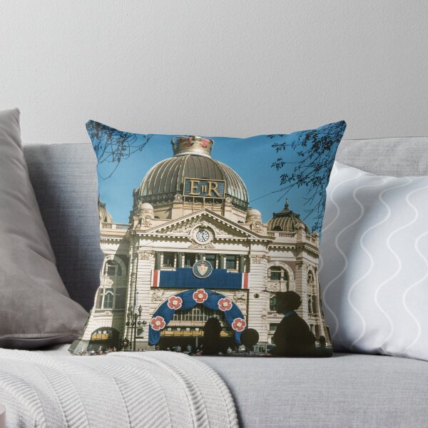 Item preview, Flinders st Station 19540500 0000 designed and sold by Fred Mitchell.