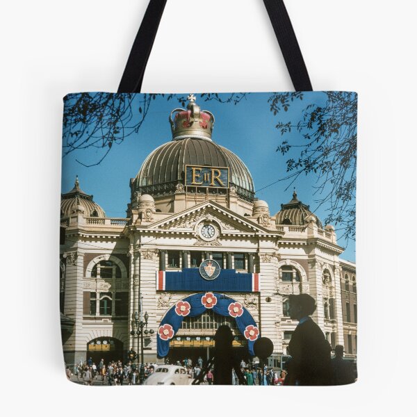 Item preview, Flinders st Station 19540500 0000 designed and sold by Fred Mitchell.