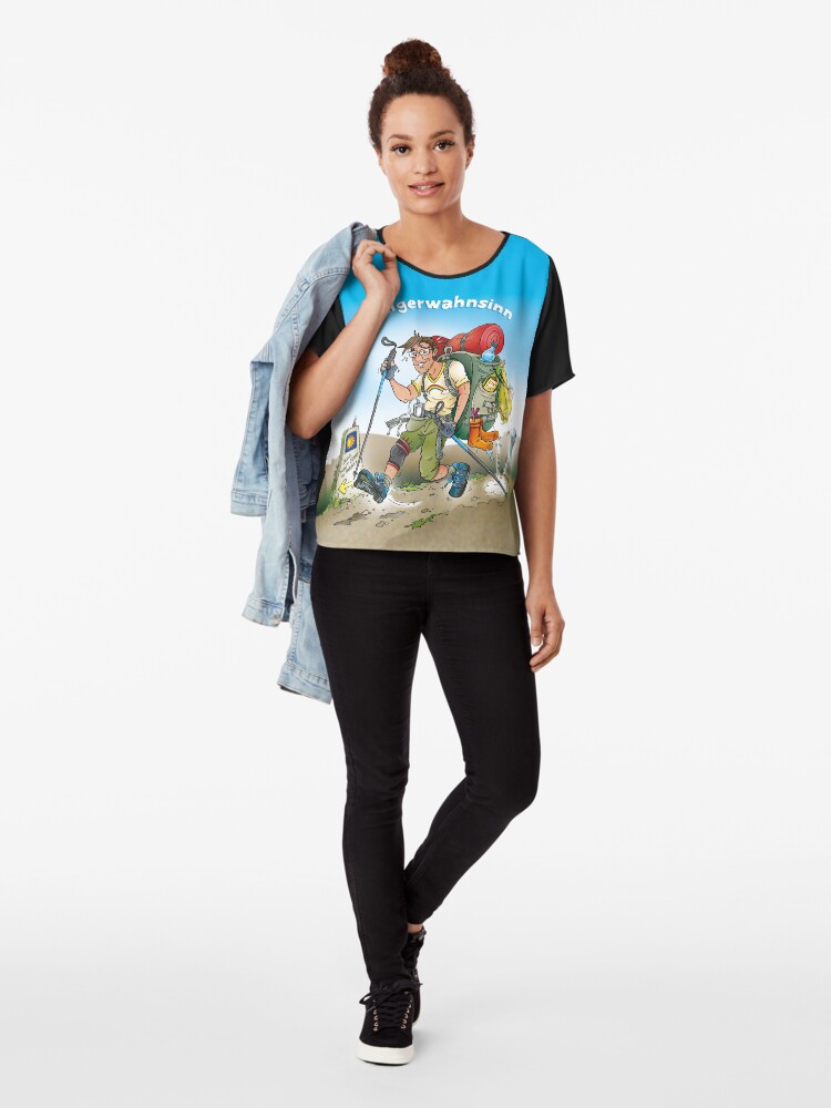 Alternative Ansicht von Pilgerwahnsinn Chiffon Top
