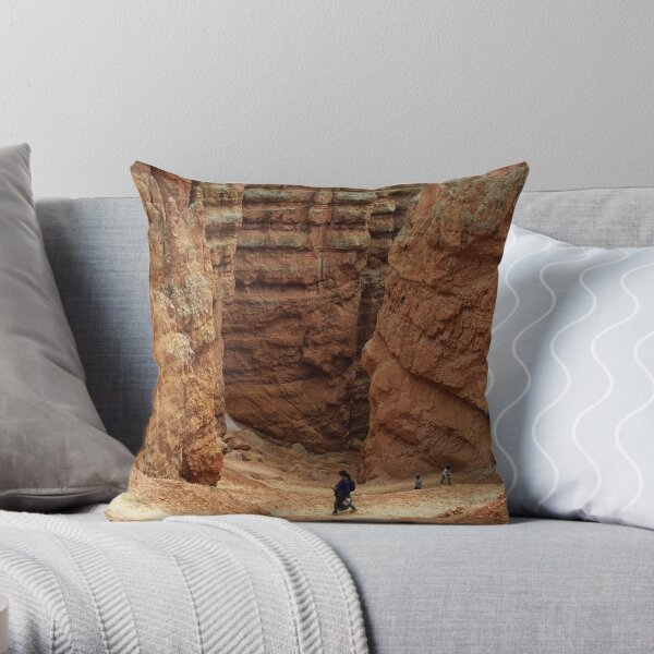 A walk in Bryce Canyon Throw Pillow
