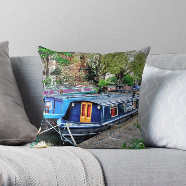 Regent's Canal 2 Throw Pillow