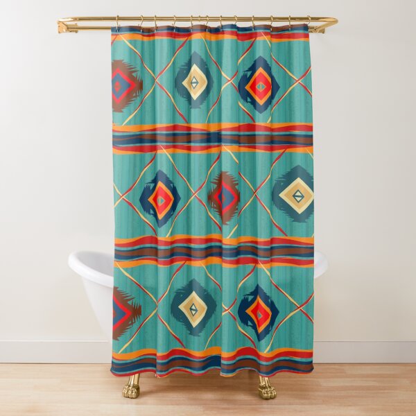Item preview, Southwestern Motif in Blue designed and sold by RoxanneG.
