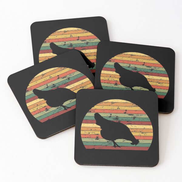 Item preview, Chicken Silhouette Vintage Design designed and sold by Basti09.