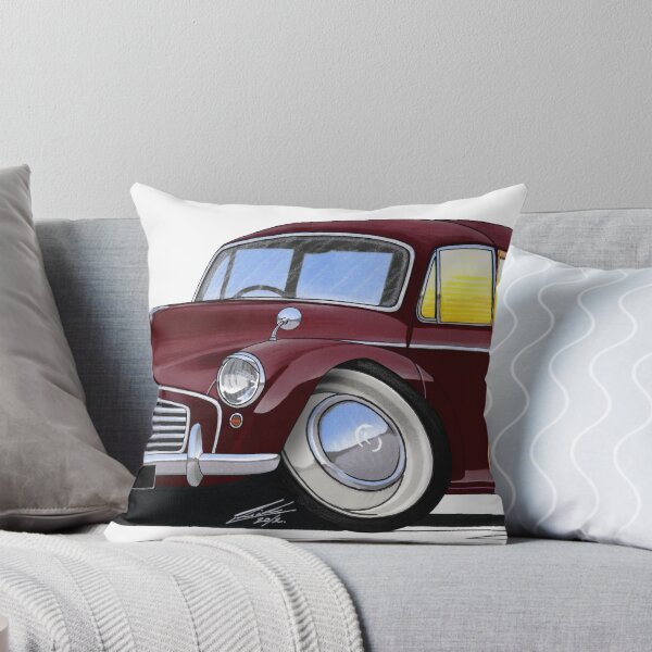 Item preview, Morris Minor Traveller Maroon designed and sold by Yeomans Cartoons.