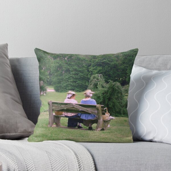 Item preview, Re-enactors ar Ringwood Manor - Colonial women resting and chatting designed and sold by Jane Neill-Hancock.