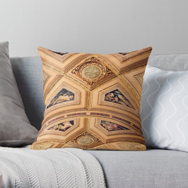 Portico Ceiling - Vienna Opera House Throw Pillow