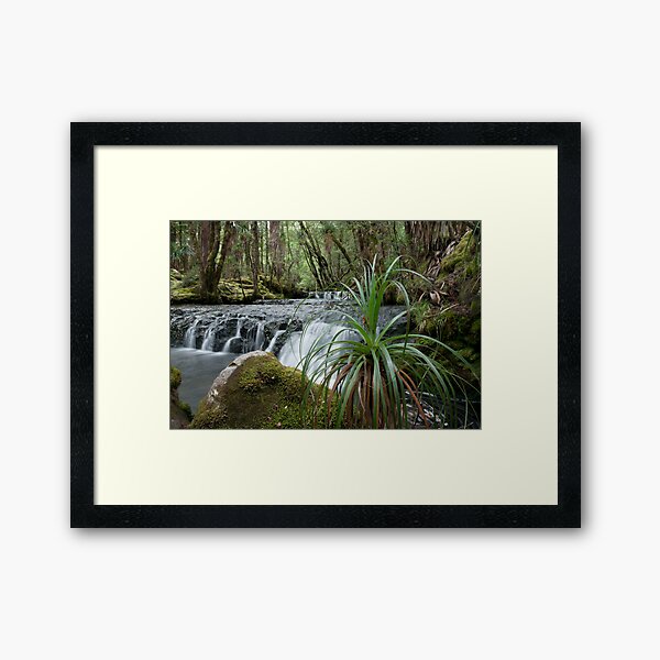 Cephissus Falls, Pine Valley, Tasmania Framed Art Print
