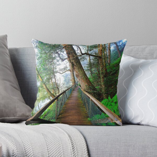 Fog Central II Throw Pillow