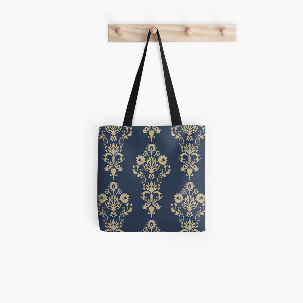 Damask pattern Tote Bag