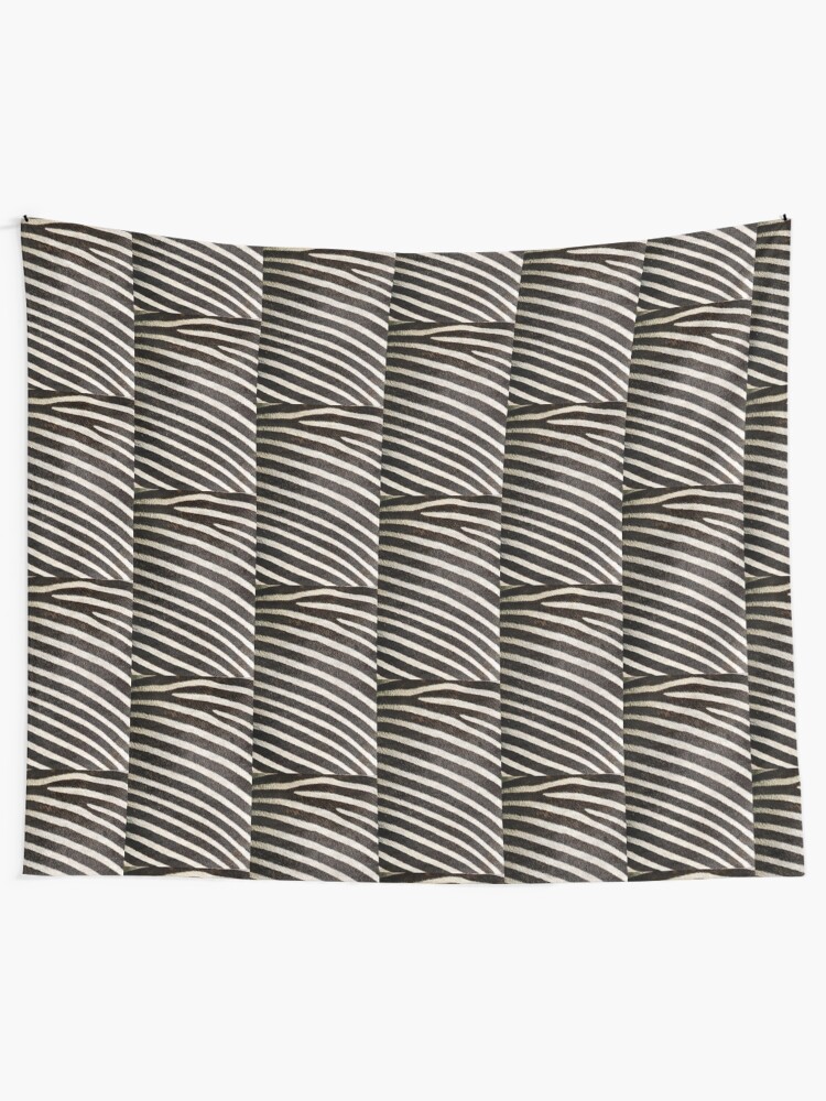 Zebrastreifen Pelz Grossdruck Wandbehang Von Isstgeschichte Redbubble