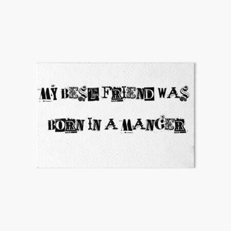 My Best Friend Art Board Print