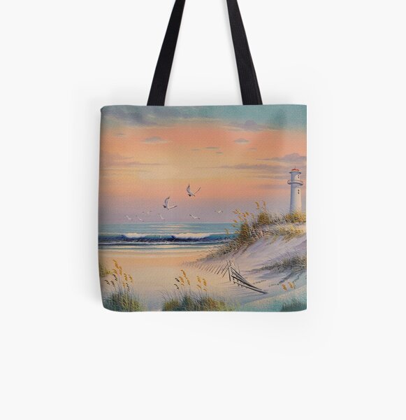The Light House All Over Print Tote Bag