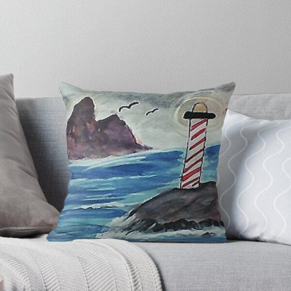 Item preview, 1st lighthouse, revised, watercolor designed and sold by Anna  Lewis, blind artist.