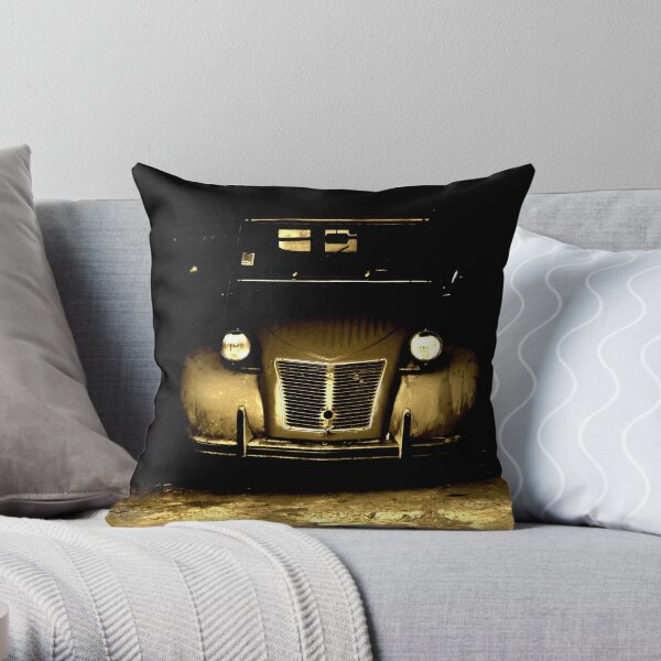 2 CV Throw Pillow