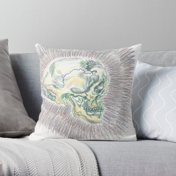 Unmasked Throw Pillow