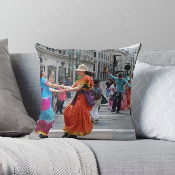 London Rath Yatra 2012 Throw Pillow