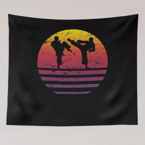 Item preview, Vintage Silhouette MMA Fighter Mixed Martial Arts Fighting Athlete designed and sold by Basti09.