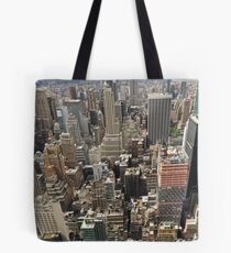 Bolsa de tela Tourists viewing downtown Manhattan