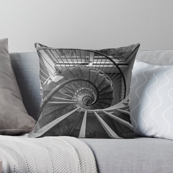 SNAIL STAIRS 2 Throw Pillow