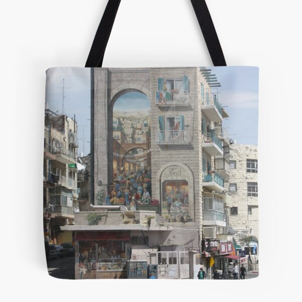 Item preview, Building Mural on Jaffa Street, Jerusalem designed and sold by csinger.