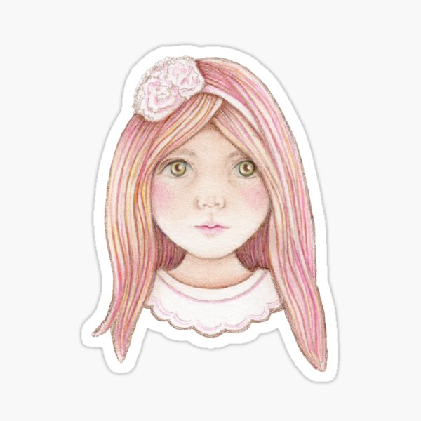 sweet little candy girl Sticker