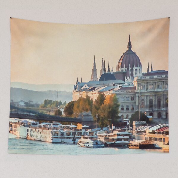 Item preview, Budapest Cityscape designed and sold by AM FineArtPrints.
