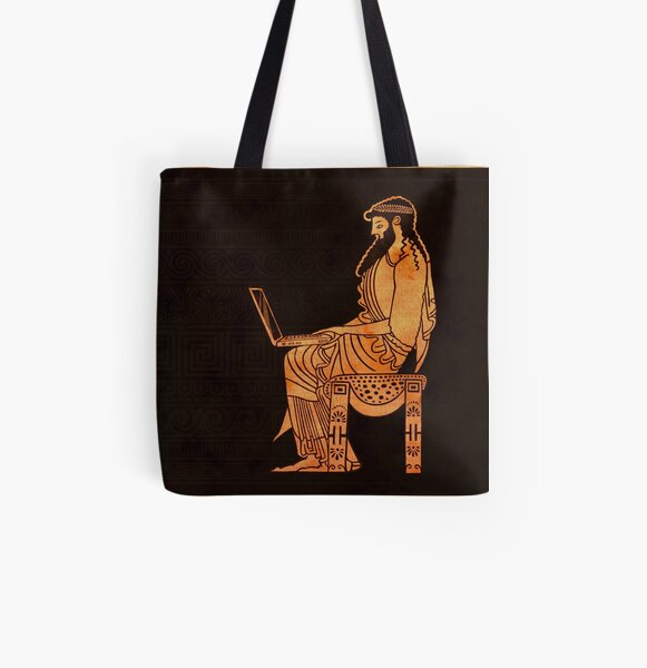 Ancient Greek Businessman All Over Print Tote Bag