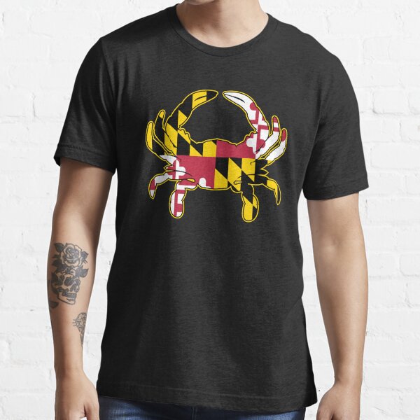 Maryland Flag Crab Illustration Essential T-Shirt