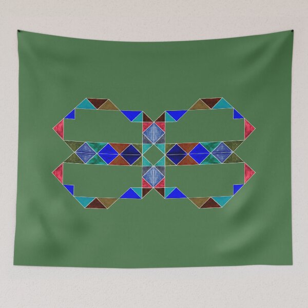 Item preview, Reflective Triangles in Green designed and sold by Istvan Ocztos.