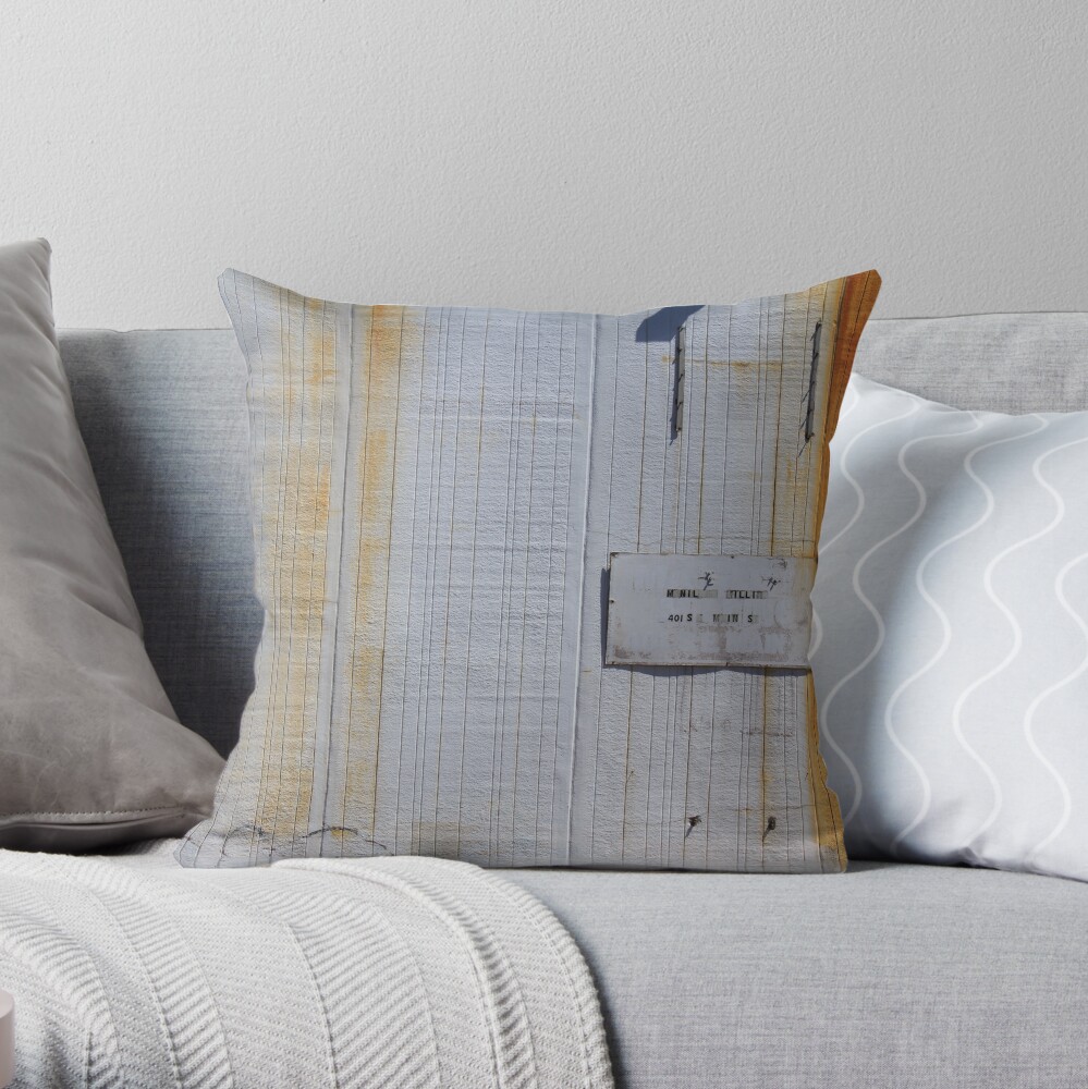 Rust Stains Throw Pillow