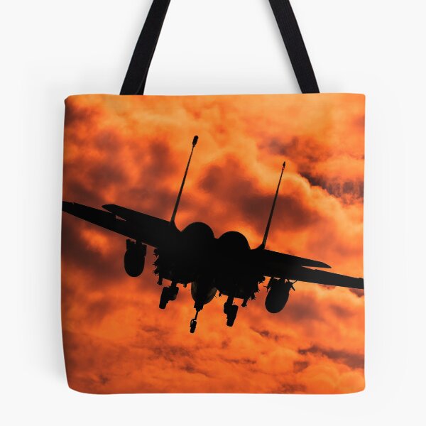 Item preview, USAF Strike Eagle F15 E flying into the Sunset. designed and sold by ClareScottPhoto.