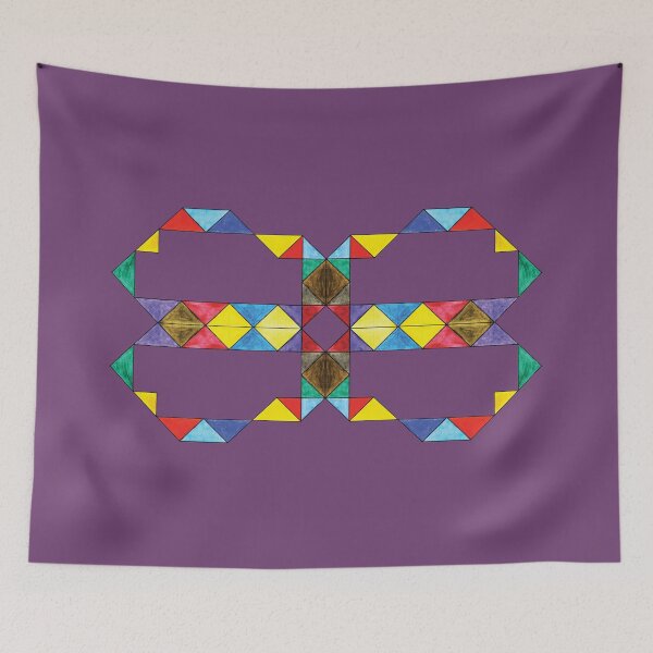 Item preview, Reflective Triangles in Purple designed and sold by Istvan Ocztos.