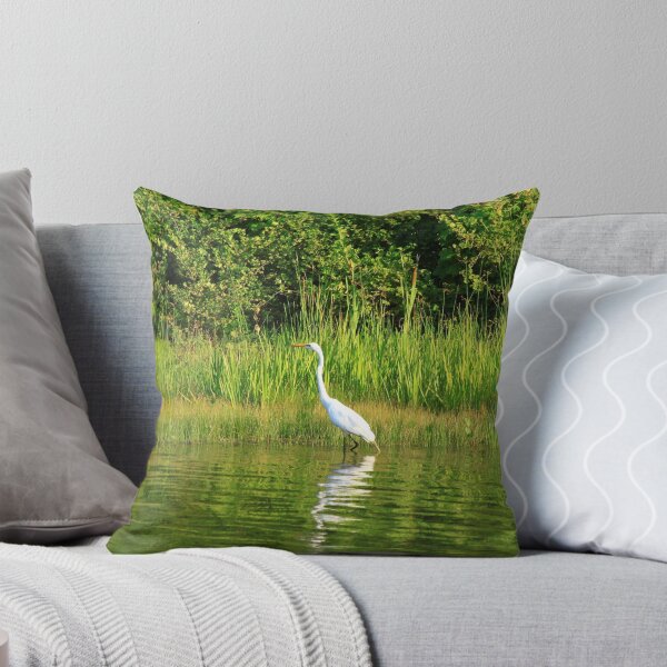 Item preview, Egret lurking for dinner designed and sold by Adam Kuehl.