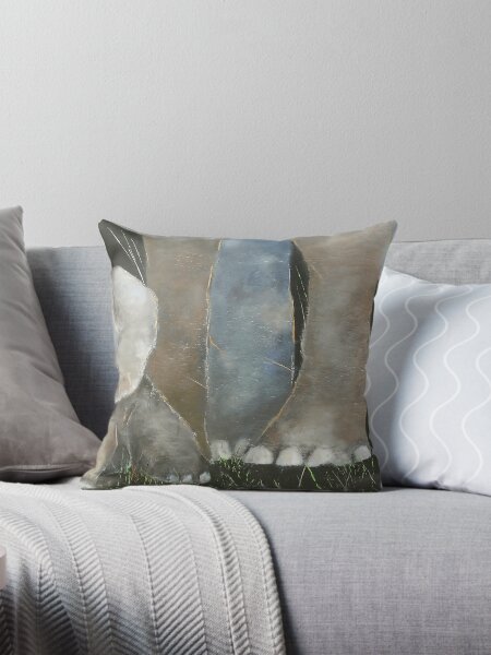 Baby Elephant 2 Throw Pillow