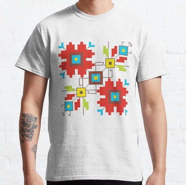 Geometric flowers Classic T-Shirt